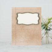 ヴィンテージ並び紙と写真箱 (スタンド正面)