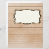 ヴィンテージ並び紙と写真箱 (正面/裏面)