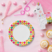 ヴィンテージ中世のロゼットパターン ペーパープレート (パーティー)