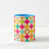 ヴィンテージ中世のロゼットパターン マグカップ (中央)