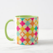 ヴィンテージ中世のロゼットパターン マグカップ (左)