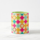 ヴィンテージ中世のロゼットパターン マグカップ (中央)