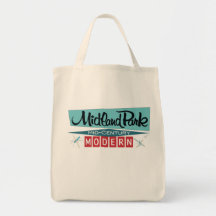 ヴィンテージ中世モダン紀の食料品袋