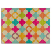 ヴィンテージ中世ロゼット模様 カッティングボード (正面)