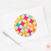 ヴィンテージ中世ロゼット模様 ラウンドシール (封筒)