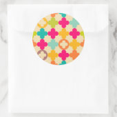 ヴィンテージ中世ロゼット模様 ラウンドシール (バッグ)