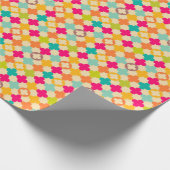 ヴィンテージ中世ロゼット模様 ラッピングペーパー (角)