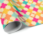 ヴィンテージ中世ロゼット模様 ラッピングペーパー (ロールコーナー)