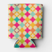 ヴィンテージ中世ロゼット模様 缶クーラー (正面)