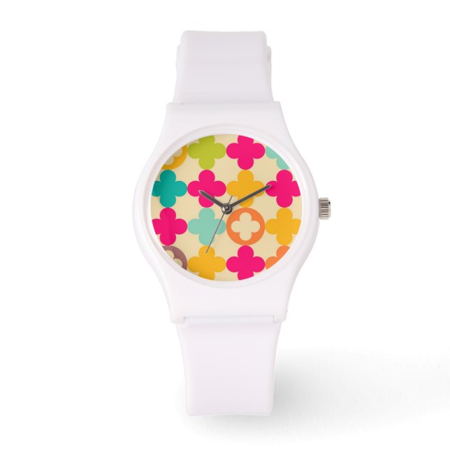 ヴィンテージ中世ロゼット模様 腕時計 (正面)