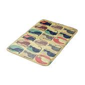 ヴィンテージ中世紀のモダン猫 バスマット (アングル)