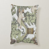 ヴィンテージ中国ののシームレスなパターン。茅野井 アクセントクッション (裏面(縦))