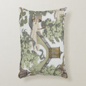 ヴィンテージ中国ののシームレスなパターン。茅野井 アクセントクッション (正面(垂直))