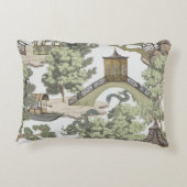 ヴィンテージ中国ののシームレスなパターン。茅野井 アクセントクッション (裏面)