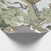 ヴィンテージ中国ののシームレスなパターン。茅野井 ラッピングペーパー (角)