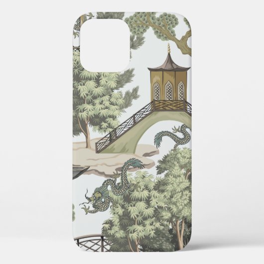 ヴィンテージ中国ののシームレスなパターン。茅野井 Case-Mate iPhoneケース (裏面)