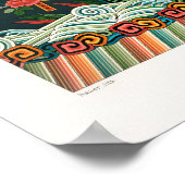 ヴィンテージ中国のイラストレーションバイアルバートラシネット ポスター (角)