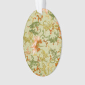 ヴィンテージ中国のオーナメントジョーンズの花 オーナメント (正面)