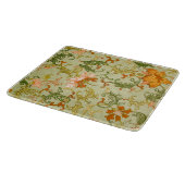 ヴィンテージ中国のオーナメントジョーンズの花 カッティングボード (角)