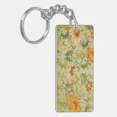 ヴィンテージ中国のオーナメントジョーンズの花 キーホルダー (正面左)