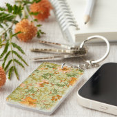 ヴィンテージ中国のオーナメントジョーンズの花 キーホルダー (正面右)