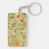 ヴィンテージ中国のオーナメントジョーンズの花 キーホルダー (裏面)