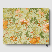 ヴィンテージ中国のオーナメントジョーンズの花 ゲストブック (裏面)