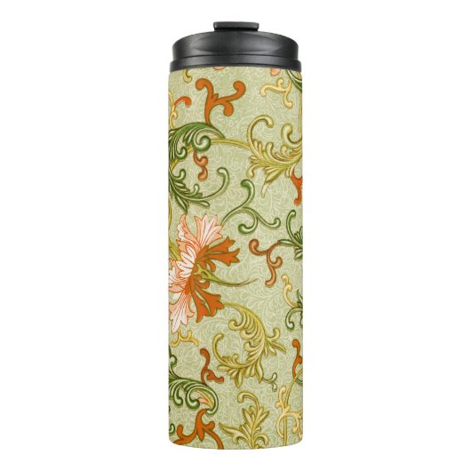 ヴィンテージ中国のオーナメントジョーンズの花 タンブラー (正面)