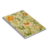 ヴィンテージ中国のオーナメントジョーンズの花 ノートブック (右側)