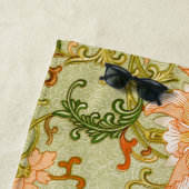 ヴィンテージ中国のオーナメントジョーンズの花 ビーチタオル (インサイチュ)