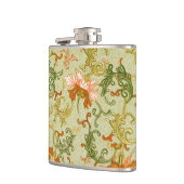 ヴィンテージ中国のオーナメントジョーンズの花 フラスク (左)