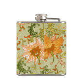 ヴィンテージ中国のオーナメントジョーンズの花 フラスク (裏面)