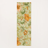 ヴィンテージ中国のオーナメントジョーンズの花 ヨガマット (裏面)