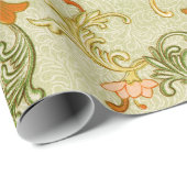 ヴィンテージ中国のオーナメントジョーンズの花 ラッピングペーパー (ロールコーナー)