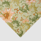 ヴィンテージ中国のオーナメントジョーンズの花 薄葉紙 (詳細)