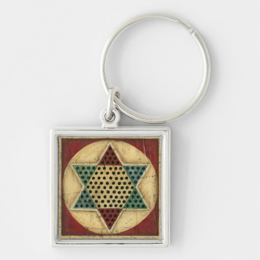 ヴィンテージ中国のチェッカーボードバイイーサン・ハーパー キーホルダー (正面)
