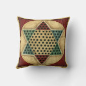 ヴィンテージ中国のチェッカーボードバイイーサン・ハーパー クッション (裏面)