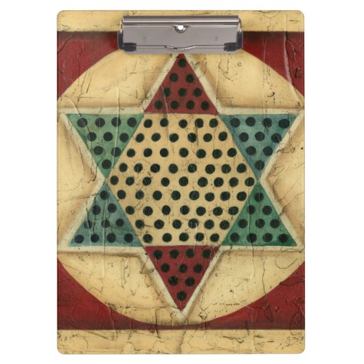 ヴィンテージ中国のチェッカーボードバイイーサン・ハーパー クリップボード (正面)