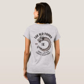 ヴィンテージ中国のドラゴンデザインティー Tシャツ (裏面フル)