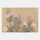 ヴィンテージ中国のフローラ ラッピングペーパーシート (正面3)