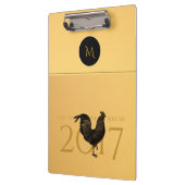 ヴィンテージ中国のルースター2017年新年クリップボード クリップボード (左)