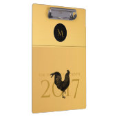 ヴィンテージ中国のルースター2017年新年クリップボード クリップボード (右)