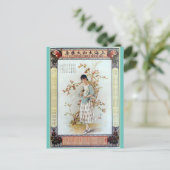 ヴィンテージ中国の上海薬局広告 ポストカード (スタンド正面)