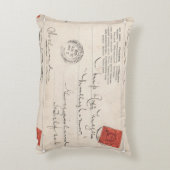 ヴィンテージ中国の人力車写真はがき1905 アクセントクッション (裏面(縦))