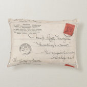 ヴィンテージ中国の人力車写真はがき1905 アクセントクッション (裏面)