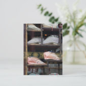 ヴィンテージ中国の婦人靴はがき ポストカード (スタンド正面)