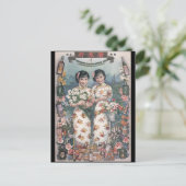 ヴィンテージ中国の広告の芸術 ポストカード (スタンド正面)
