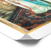 ヴィンテージ中国の広告アンティーク女性 ポスター (角)