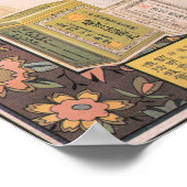 ヴィンテージ中国の薬ポスター広告、女性のピン留め ポスター (角)