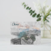 ヴィンテージ中国の長城ポストカード - 歴史的 ポストカード (スタンド正面)